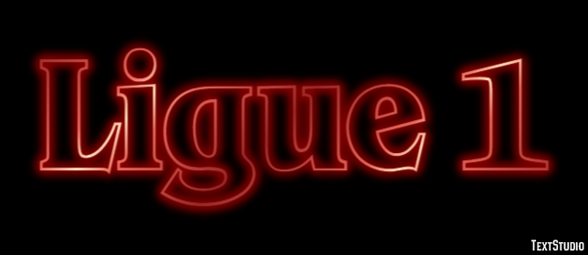 Ligue 1 Efeito de texto