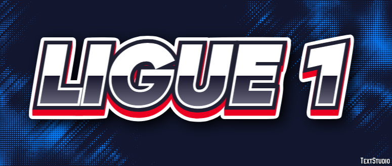 Ligue 1 Efecto de Texto