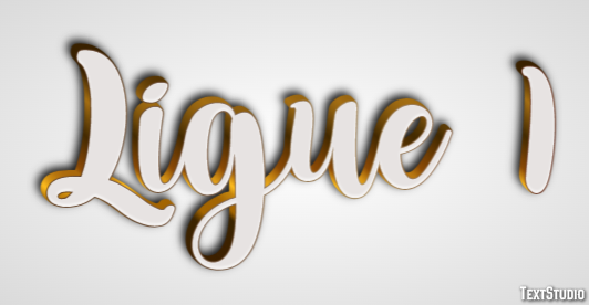 Ligue 1 Texteffekt