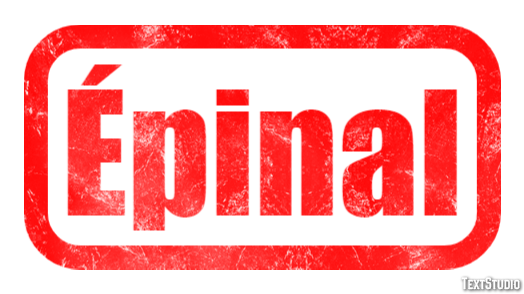 Épinal Efekt tekstowy