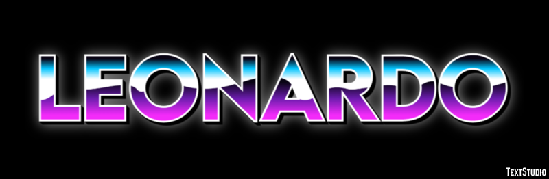 Leonardo Text effect