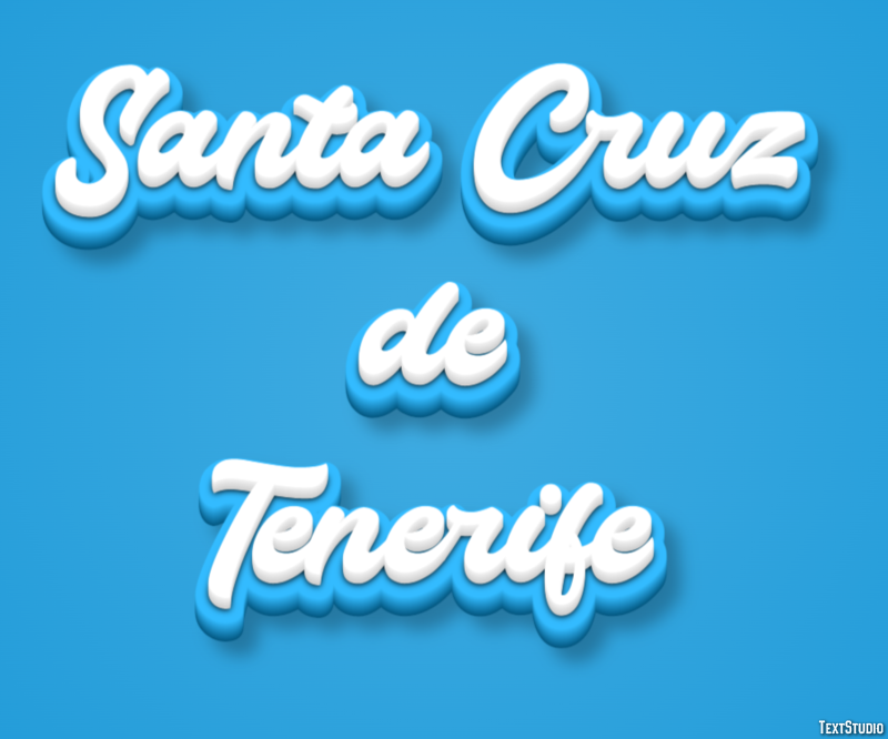 Santa Cruz de Tenerife Effetto testo
