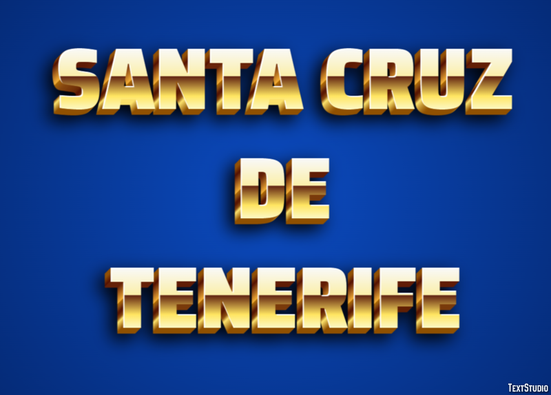 Santa Cruz de Tenerife Effetto testo