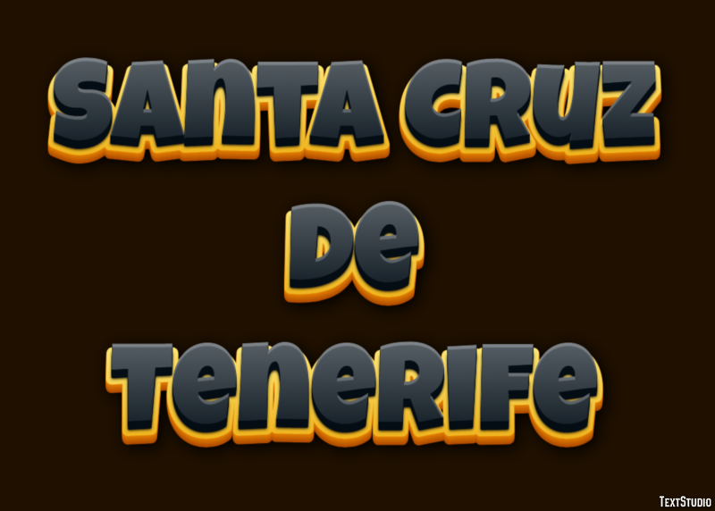 Santa Cruz de Tenerife Effetto testo