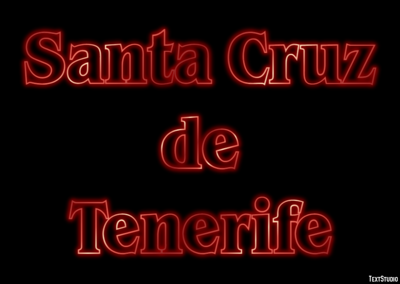 Santa Cruz de Tenerife Effetto testo