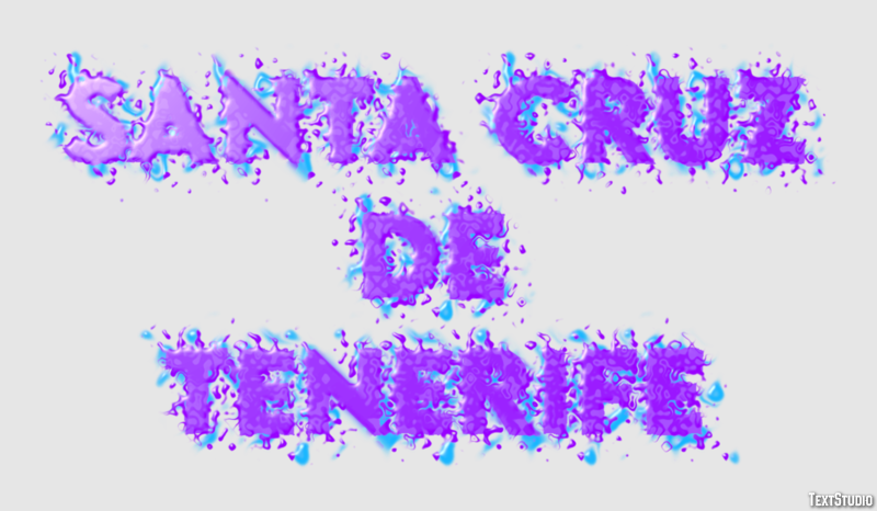 Santa Cruz de Tenerife Effetto testo