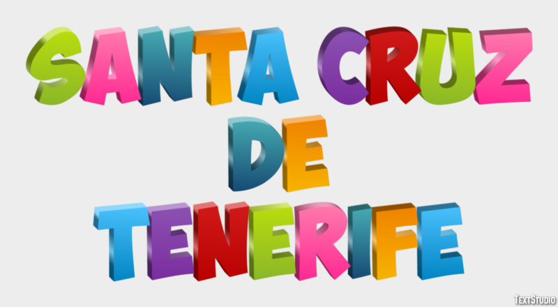 Santa Cruz de Tenerife Effetto testo