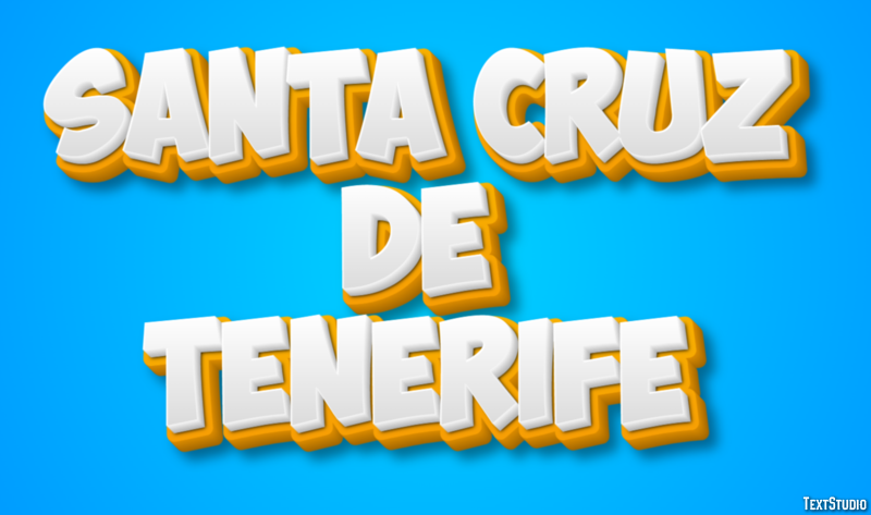 Santa Cruz de Tenerife Effetto testo
