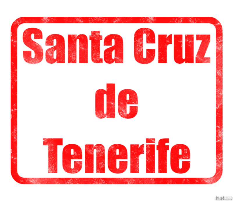 Santa Cruz de Tenerife Effetto testo