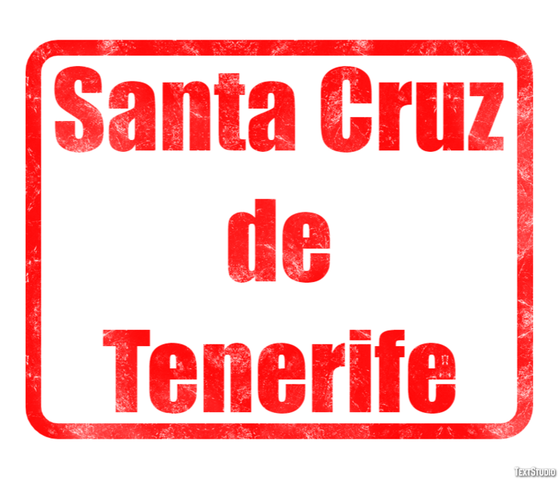 Santa Cruz de Tenerife Effetto testo