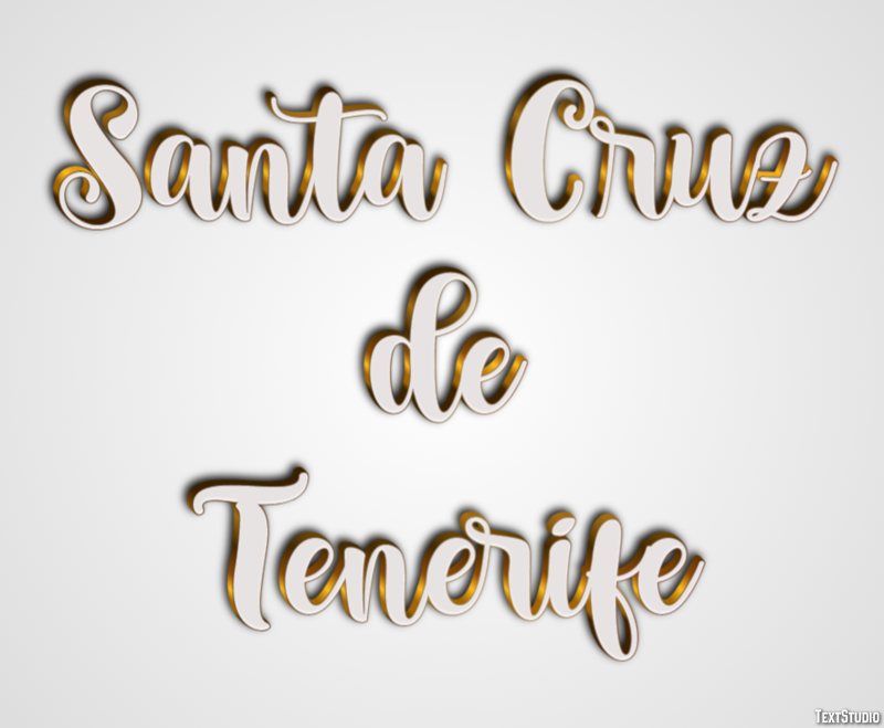 Santa Cruz de Tenerife Effetto testo