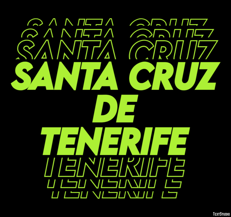 Santa Cruz de Tenerife Effetto testo