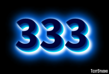 333 Effetto testo