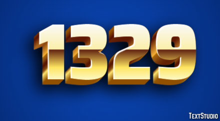 1329 Эффект текста