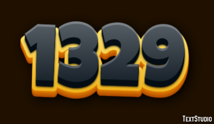 1329 Эффект текста