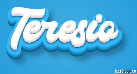 Teresio Effetto testo