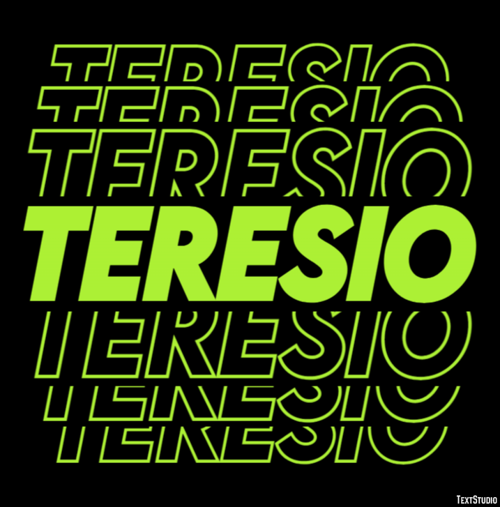 Teresio Effetto testo