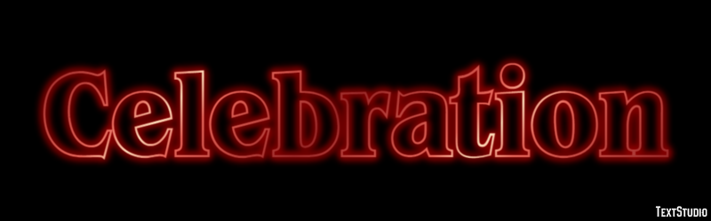 Celebration Text Effect