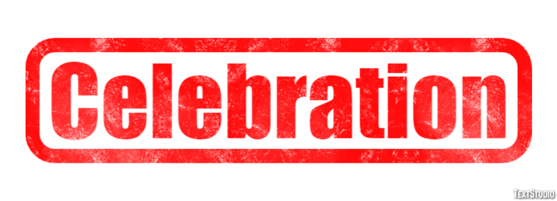 Celebration テキスト効果