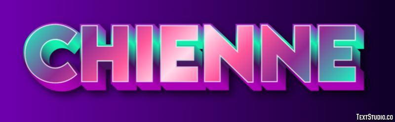 Chienne Effet de texte