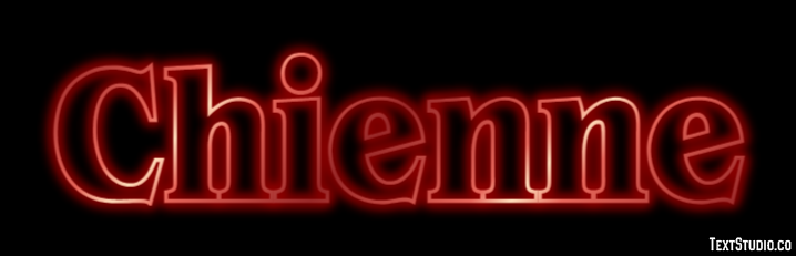 Chienne Effet de texte