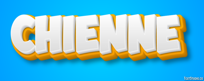 Chienne Effet de texte