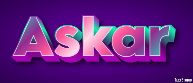 Askar Text Effect