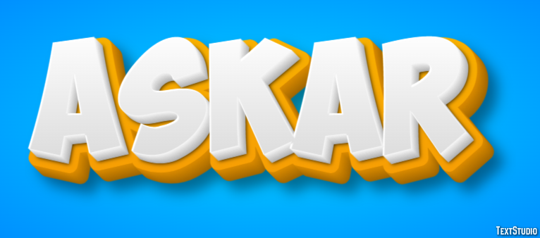 Askar Efecto de Texto
