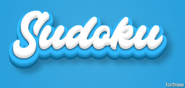 Sudoku Efeito do texto