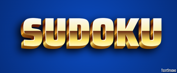 Sudoku Efeito de texto