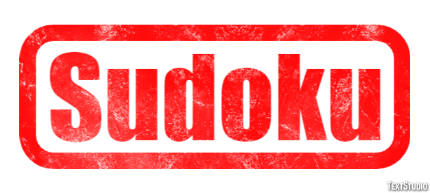 Sudoku Efeito de texto