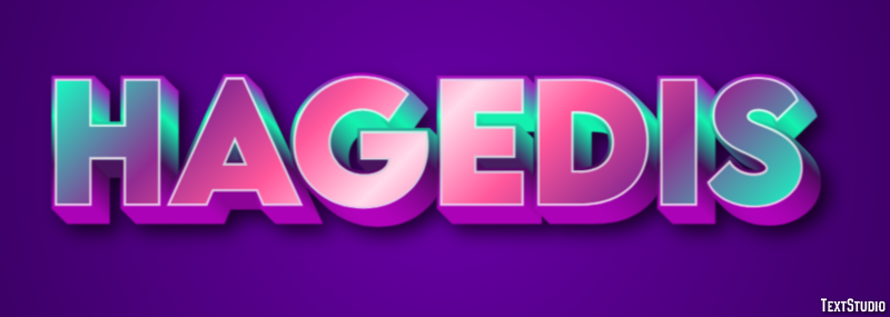 Hagedis Text effect