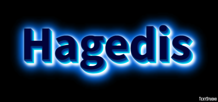 Hagedis Text effect