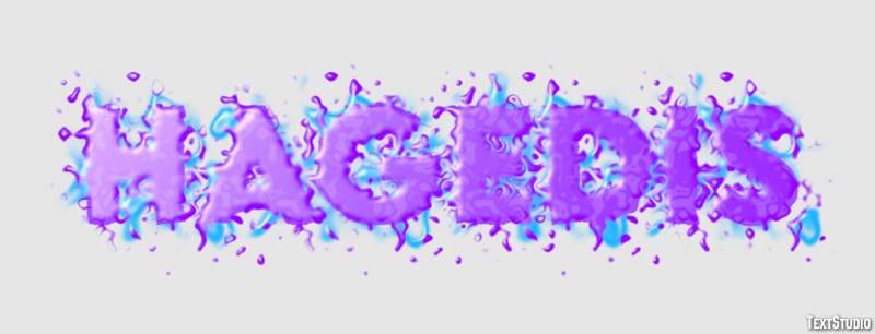 Hagedis Text effect