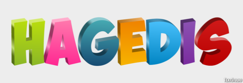 Hagedis Text effect