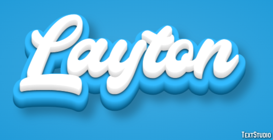 Layton Efekt tekstowy