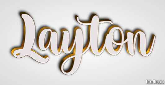 Layton Efekt tekstowy
