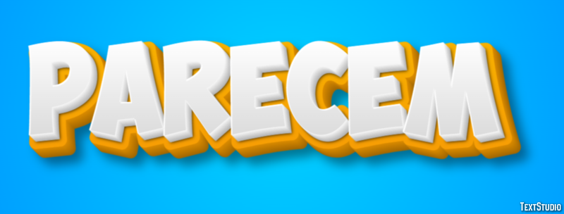 Parecem Efekt tekstowy
