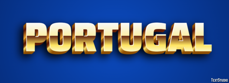Portugal Эффект текста