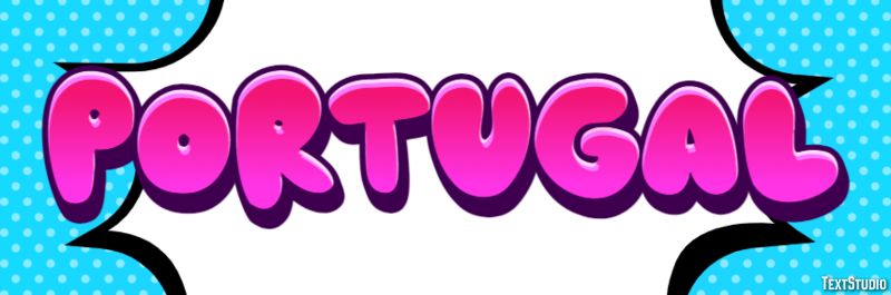 Portugal Text effect