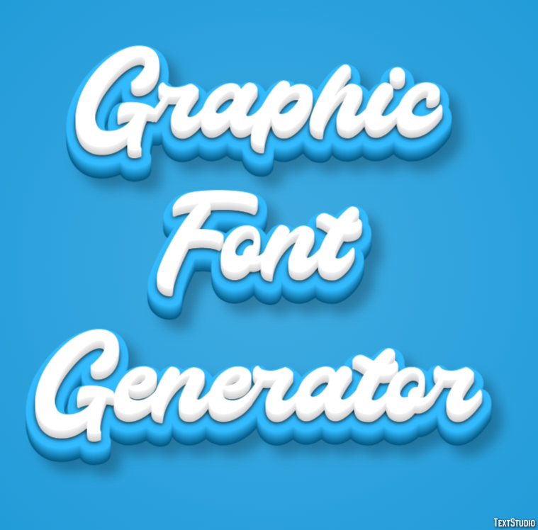 Graphic Font Generator Effetto testo