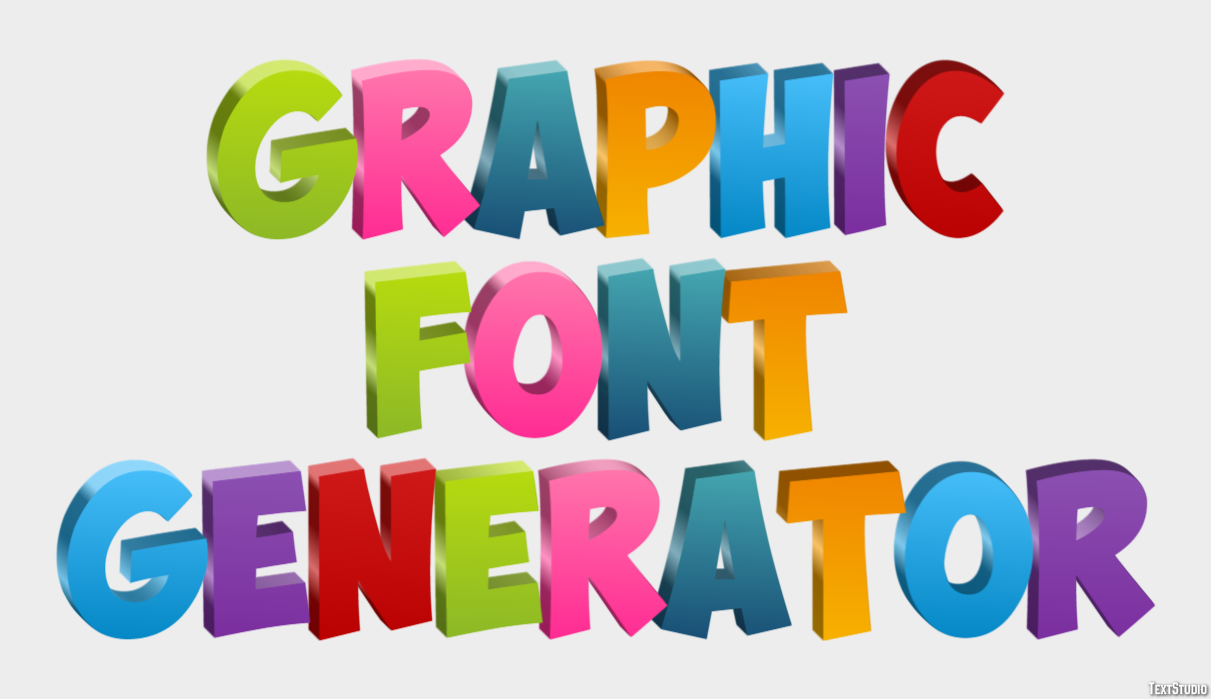 Graphic Font Generator Effetto testo