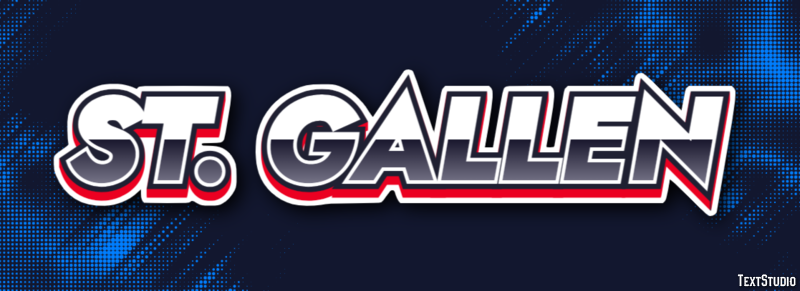 St. Gallen テキスト効果