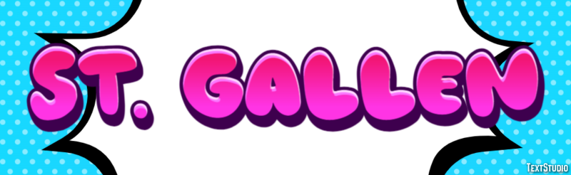 St. Gallen テキスト効果