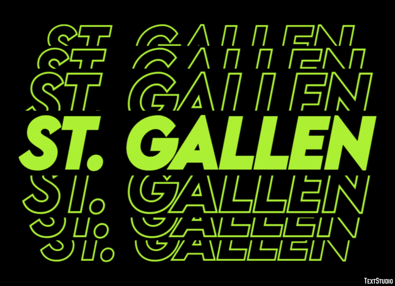 St. Gallen Effet de Texte