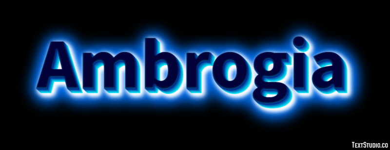 Ambrogia Text Effect