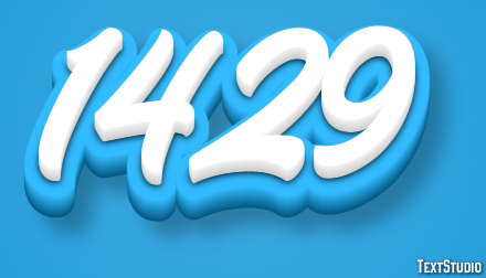 1429 Text effect