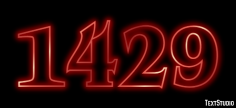 1429 Text effect