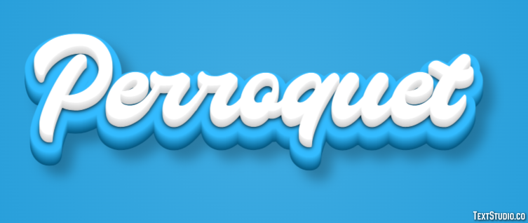 Perroquet Effet de Texte