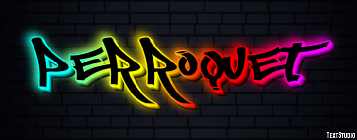 Perroquet Effet de Texte